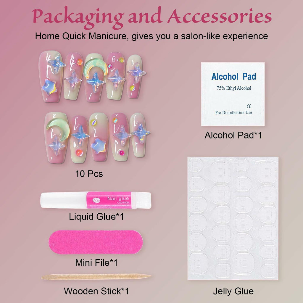 Luxury 3D Sculpted Press-On Nails
