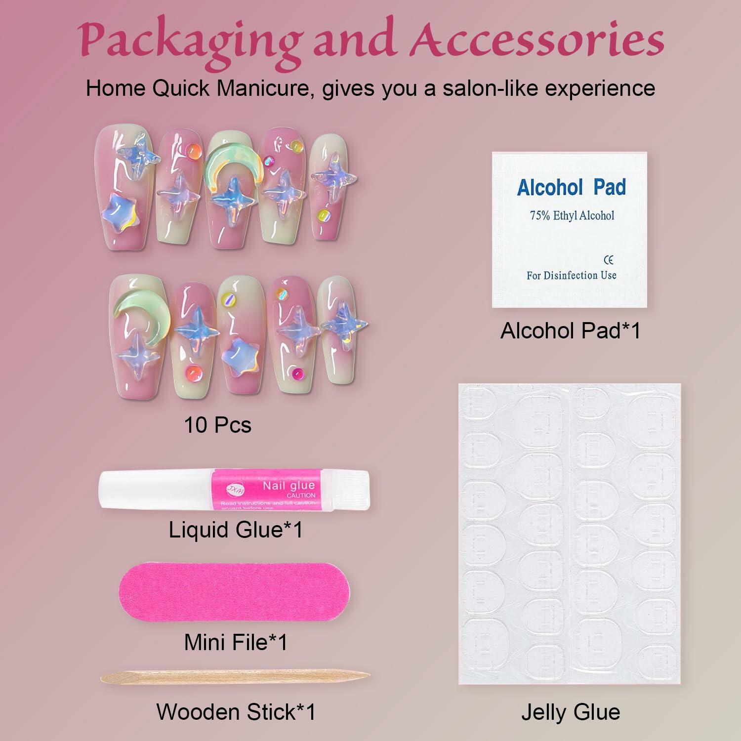 Luxury 3D Sculpted Press-On Nails